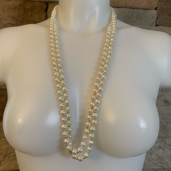 Anne Klein Jewelry - NWT Anne Klein Pearl Long Necklace